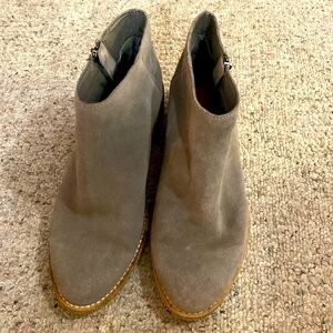 Dolce Vita Suede Zip Up Booties